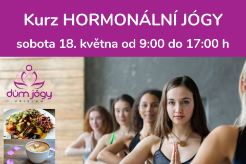 Celodenní KURZ HORMONÁLNÍ JÓGY - sobota 18. května 19