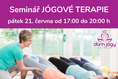 Seminář JÓGOVÉ TERAPIE – pátek 21. června 19