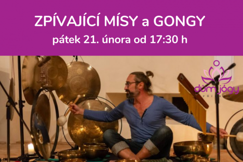 ZPÍVAJÍCÍ MÍSY A GONGY - pátek 21. února 20