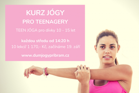 Kurz TEEN jógy pro dívky ve věku 10 - 15 let