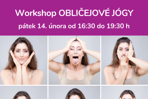 WORKSHOP OBLIČEJOVÉ JÓGY - pátek 14. února 20