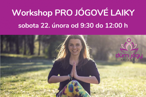 WORKSHOP PRO JÓGOVÉ LAIKY - sobota 22. února 20