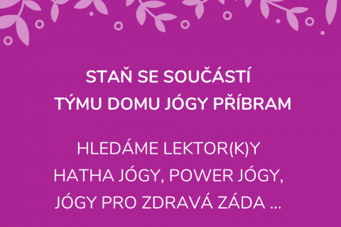 Hledáme posily do našeho týmu