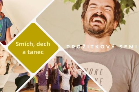 Přijď se zasmát na prožitkový seminář SMÍCH, DECH A TANEC
