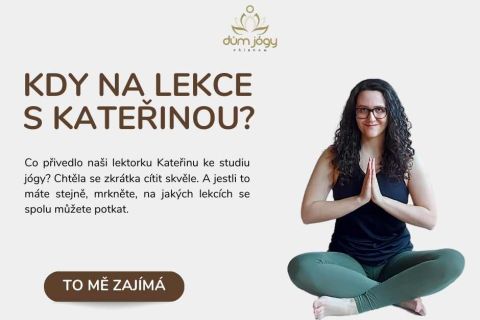 Květnové lekce a semináře s Kateřinou