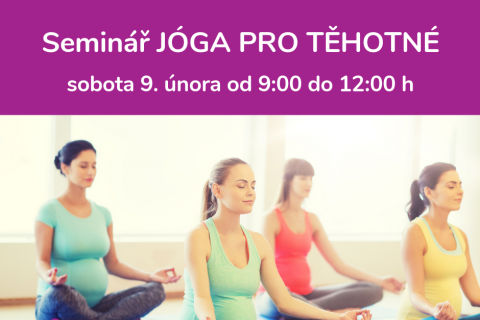 Seminář JÓGA PRO TĚHOTNÉ - sobota 9. února 19