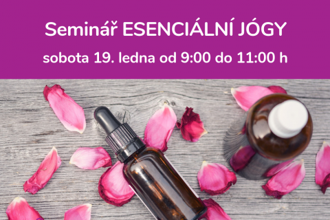 Seminář ESENCIÁLNÍ JÓGY - sobota 19. ledna 19