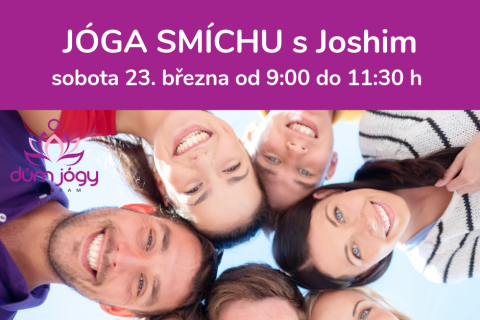 JÓGA SMÍCHU s Joshim - sobota 23. března 19